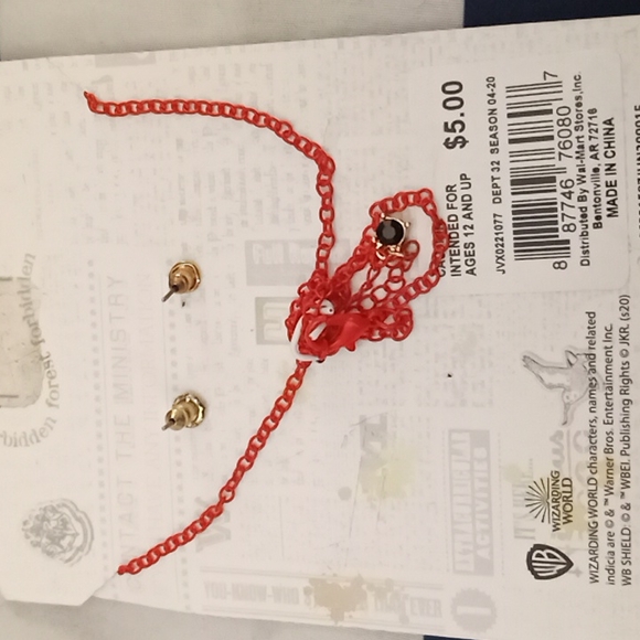 Harry Potter necklace earrings set - Picture 4 of 4